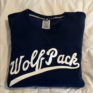 Adidas Blue Crewneck Sweatshirt Size Medium